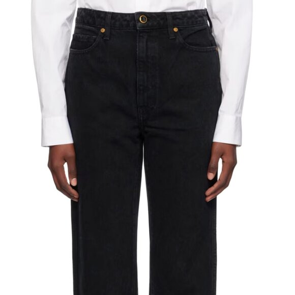 Khaite Black Abigail Jeans (like new, only worn twice) - Size 29 - 100% Cotton - Picture 1 of 9